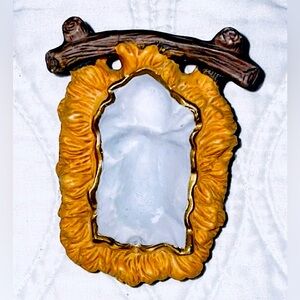 Ceramic manger for nativity scene